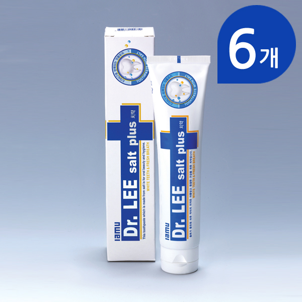 라뮤 닥터리 솔트 플러스 치약 6개